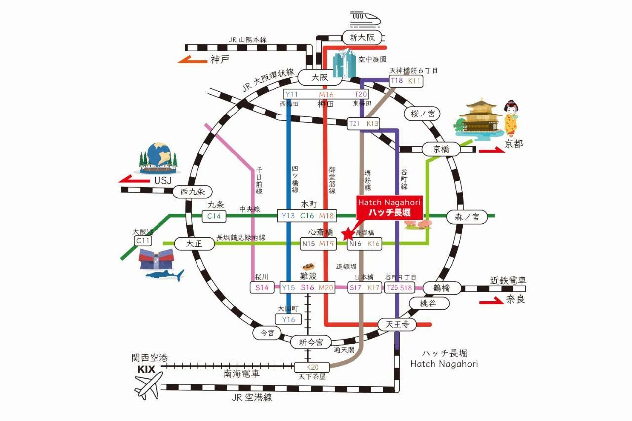 Hatch Nagahori 902 大阪市 エクステリア 写真